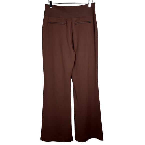 Athleta Venice Flare Pant Brown Pull-On Sweatpants Pockets Athleisure Medium - Picture 5 of 8